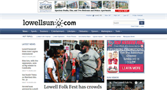 Desktop Screenshot of lowellsun.com